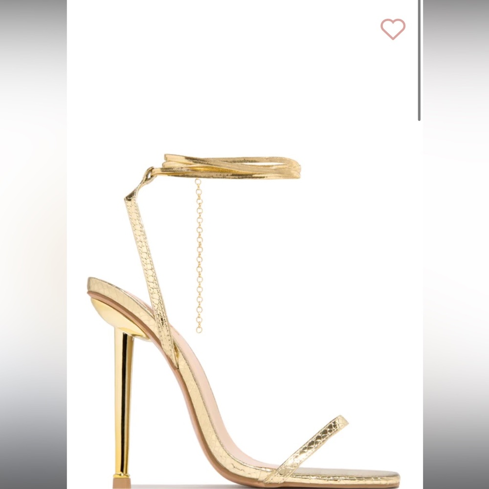 Miss Lola gold heel